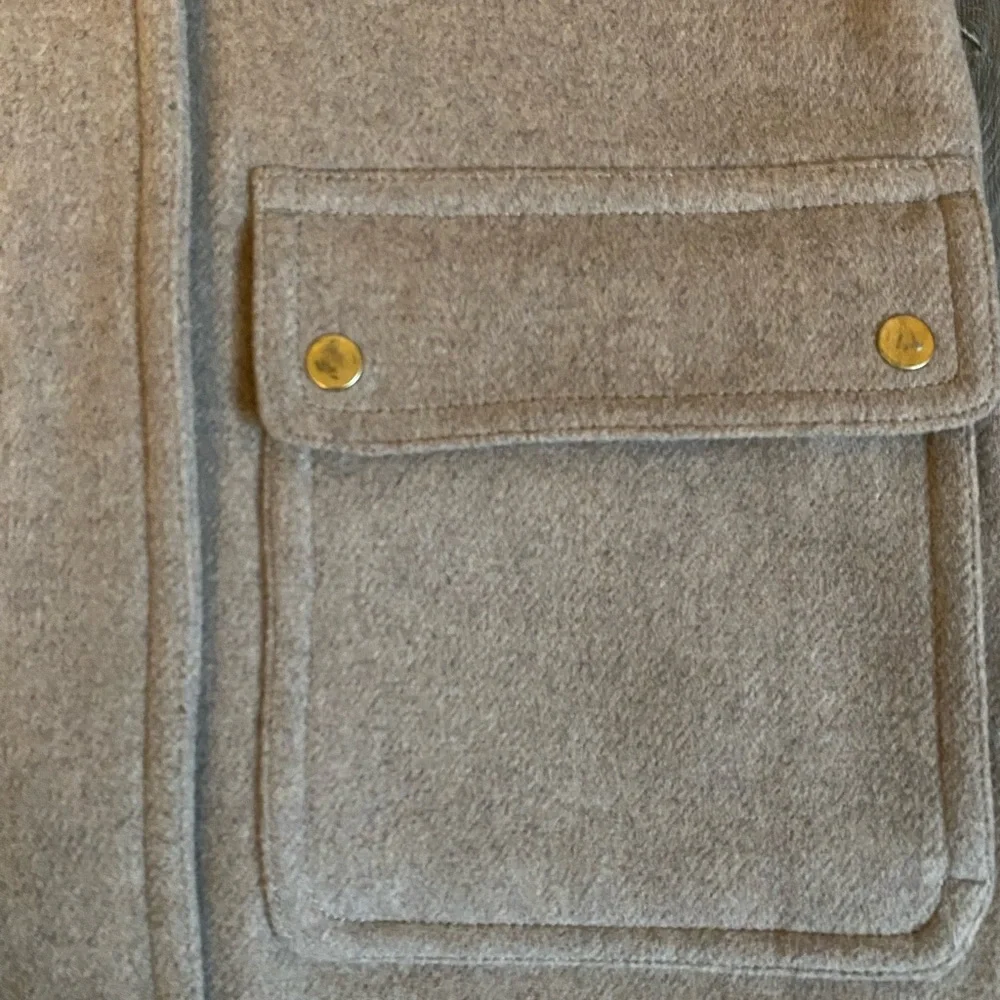 J. Crew Vail Parka Wool Blend Coat in Heather Tan Size 00 - Picture 13 of 16